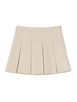 Little Girl's & Girl's Gaya Pleated 'TB' Skirt