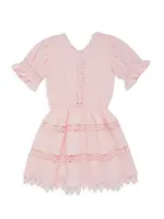 Little Girl's & Ora Eyelet Dress