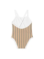 Baby Girl's Sandie Striped One-Piece Swimsuit