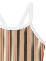 Baby Girl's Sandie Striped One-Piece Swimsuit