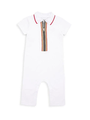 Baby Boy's Noe Stripe Polo Romper