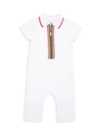 Baby Boy's Noe Stripe Polo Romper