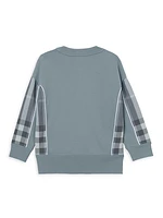 Little Girl's & Girl's Milly Check Sweatshirt