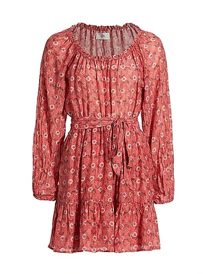 Jia Cotton-Blend Minidress