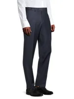 Wool Sharkskin Trousers