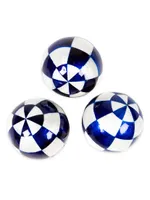 Royal Check Capiz 3-Piece Ball Set