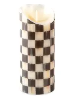 Courtly Check Faux Pillar Candle