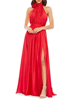 Chiffon Halter Gown