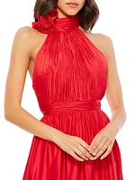 Chiffon Halter Gown