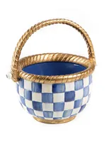 Royal Check Resin Basket