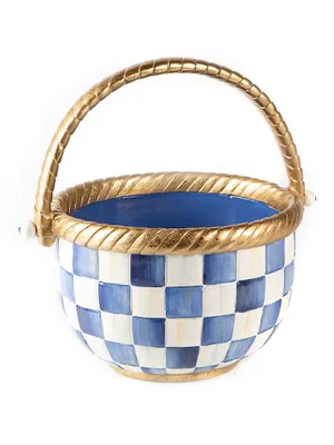 Royal Check Resin Basket