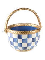 Royal Check Resin Basket