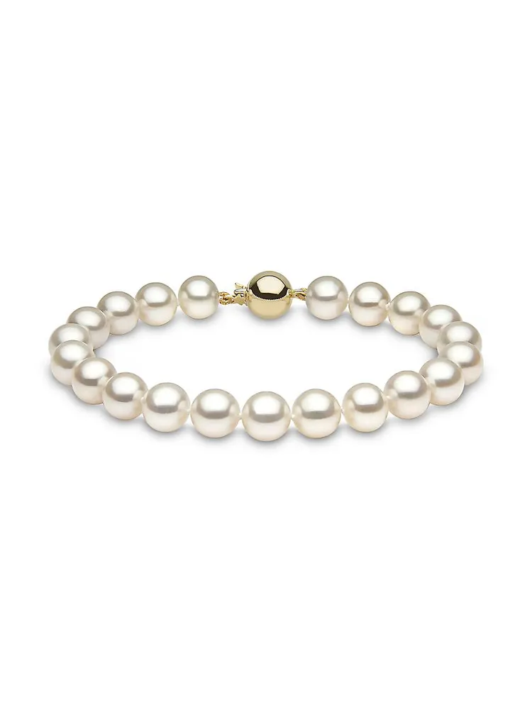 14K Gold & Freshwater Pearl Bracelet