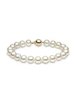 14K Gold & Freshwater Pearl Bracelet