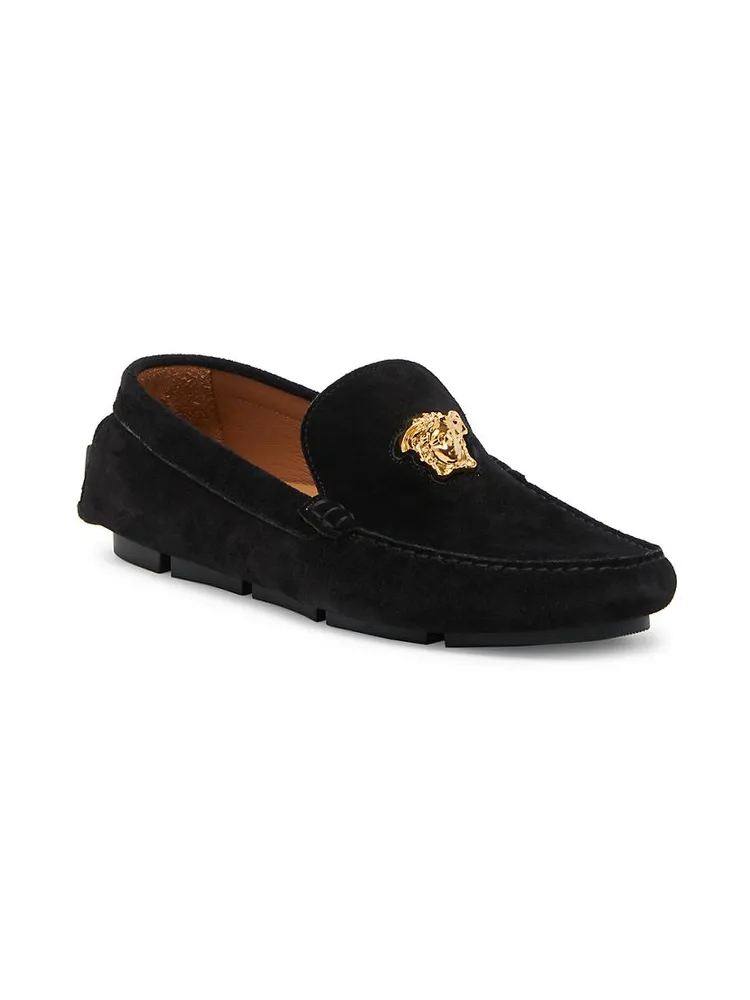 Suede Driver Loafers