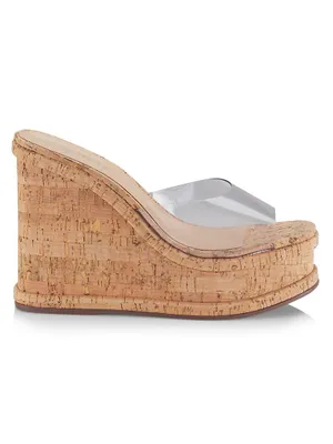 Dalle Vinyl Wedge Sandals