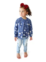 Little Girl's & Galaxy Cardigan Jacket