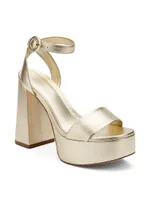 Dolly Metallic Platform Sandals