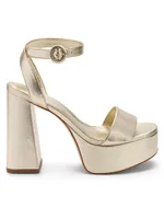 Dolly Metallic Platform Sandals