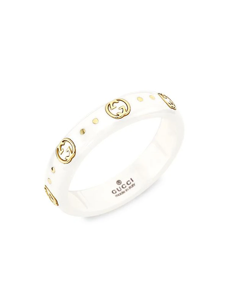 Icon Ring With Interlocking G