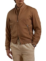 Drayton Cotton-Blend Bomber Jacket