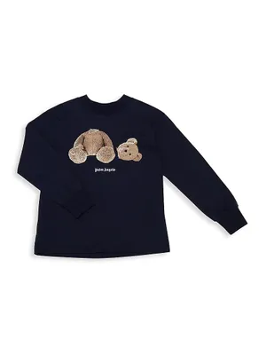 Little Boy's & Long Sleeve Bear T-Shirt