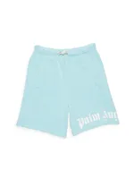 Little Girl's & Logo Fleece Shorts