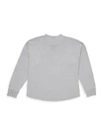 Little Boy's & Classic Long-Sleeve Logo Tee