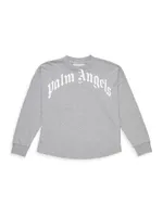 Little Boy's & Classic Long-Sleeve Logo Tee