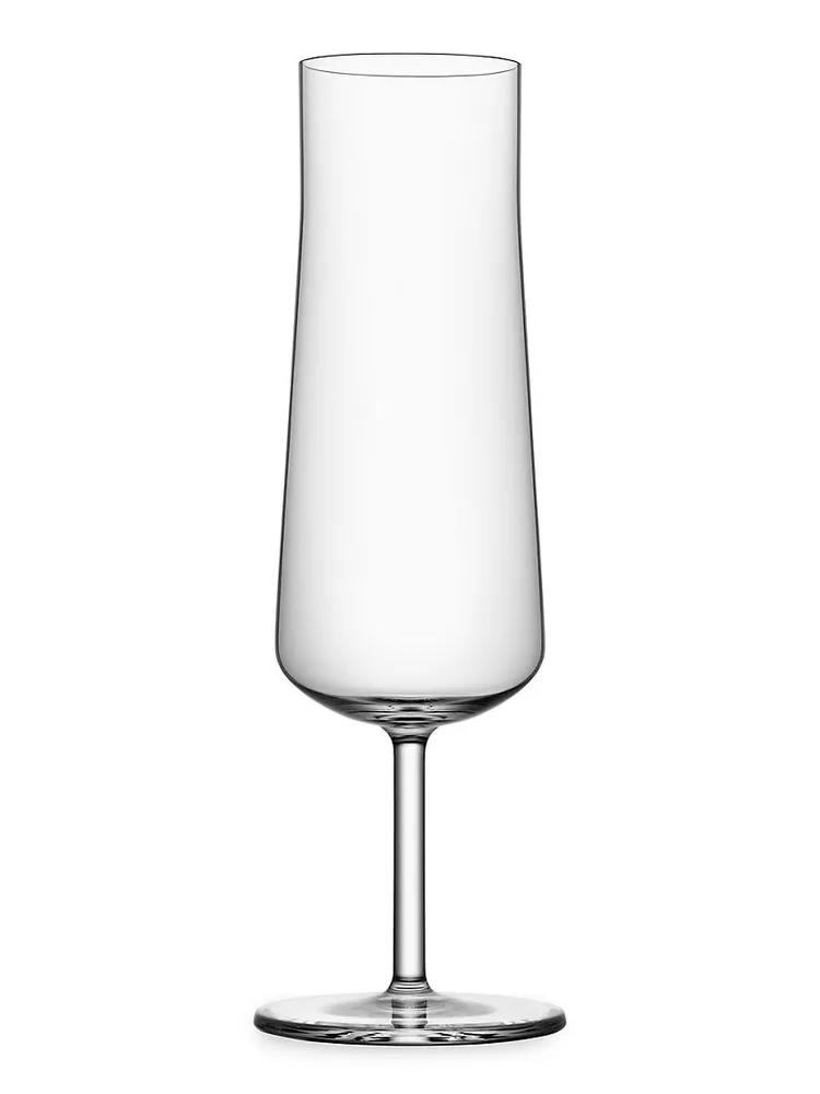 Informal 2-Piece Champagne Glass Set