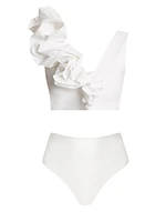 Rosa Ruffle Bikini Set