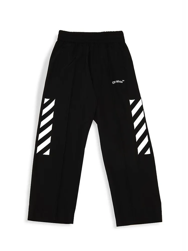 Little Boy's & Off Helvetica Trackpants