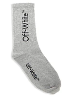 Kid's Off Diagonal Logo Socks