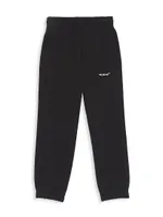 Little Boy's & Logo Rubber Arrow Sweatpants