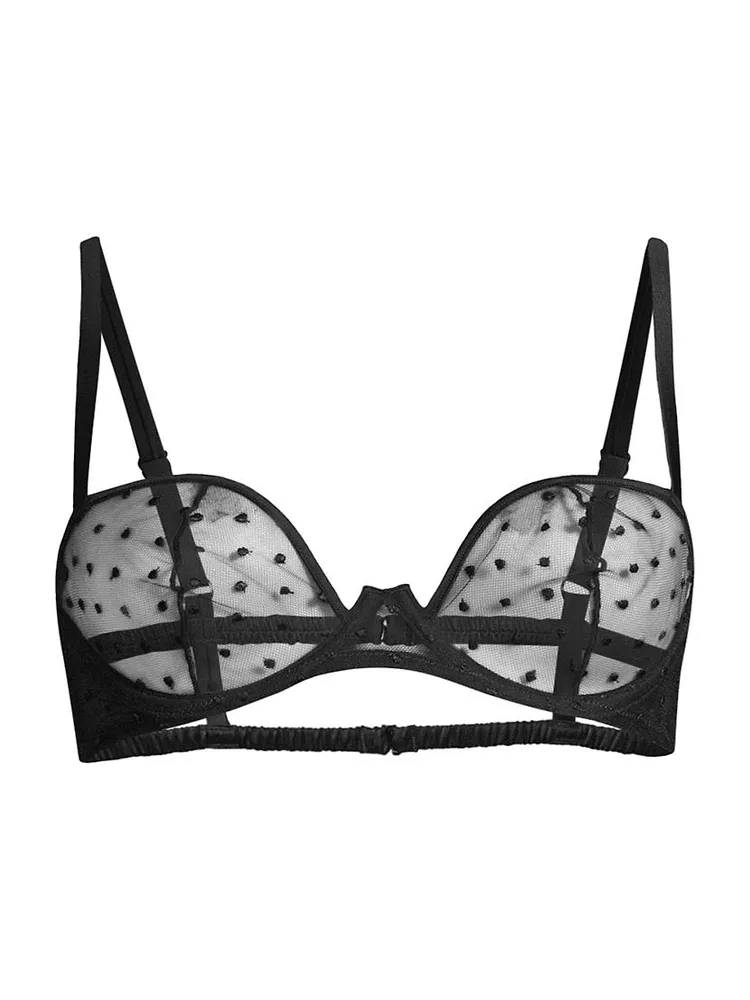 Merci Polka Dot Balconette Bra