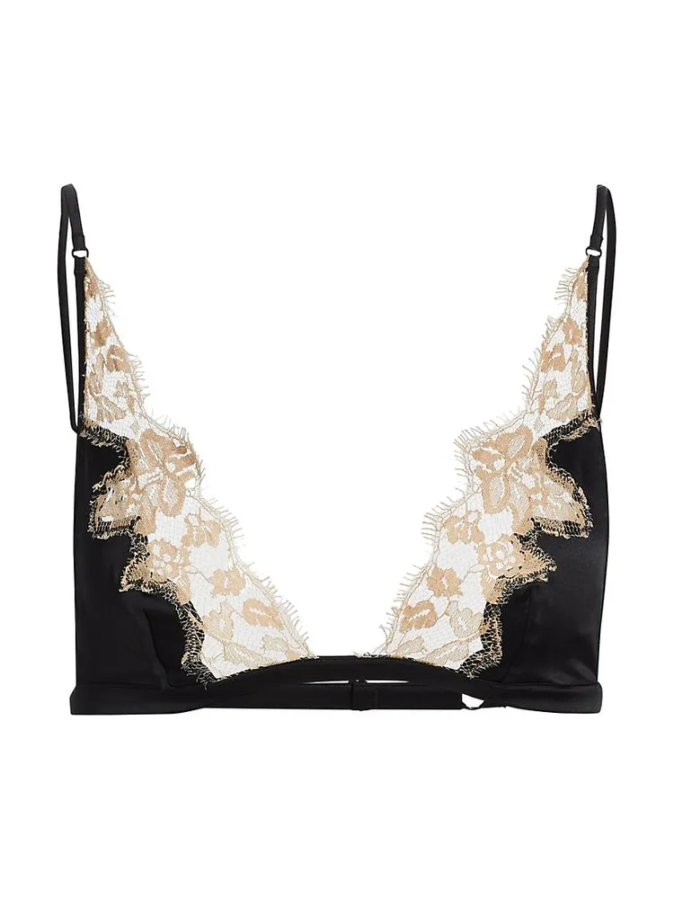 Orchid Lace & Silk Soft Bra