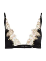 Orchid Lace & Silk Soft Bra