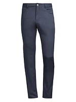 Wool Straight-Leg Jeans