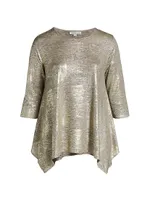 Reflection Metallic Swing Tunic