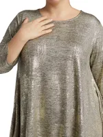 Reflection Metallic Swing Tunic