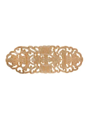 Beaded Lace-Shaped Runner
