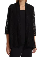 Flora Lace Swing Cardigan