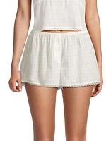 Gigi Cotton Batiste Pajama Shorts