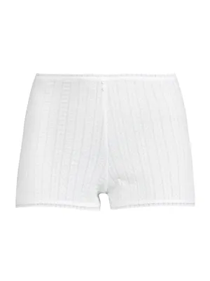 Delphine Pointelle Sleep Shorts