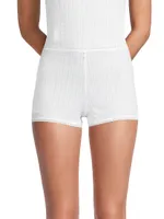 Delphine Pointelle Sleep Shorts