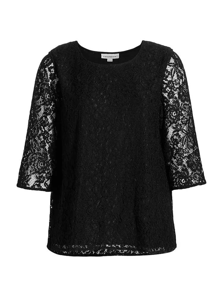 Flora Lace Relaxed-Fit Tunic