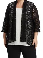 Flora Lace Swingy Cardigan