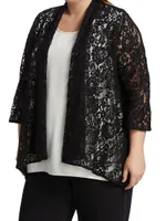 Flora Lace Swingy Cardigan