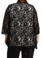 Flora Lace Swingy Cardigan