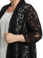 Flora Lace Swingy Cardigan